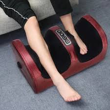 Theravibe™ Electric Foot Massager Shiatsu Kneading Deep Tissue Relax Heated Roller Calf Pain Relief Fatigue Muscles Vibrator Machine Health